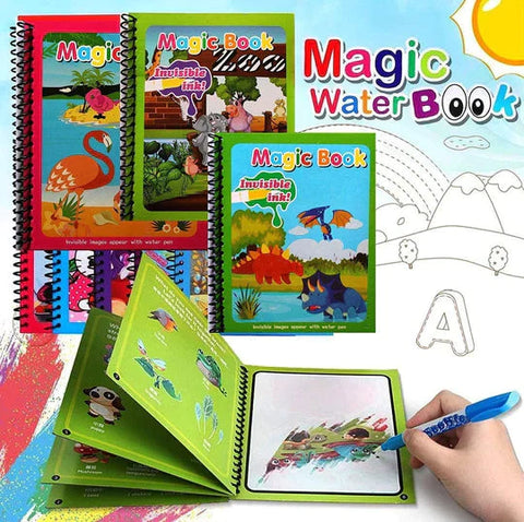 MAGIC WATER PAINTING BOOK - dazzy