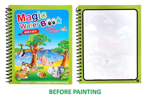 MAGIC WATER PAINTING BOOK - dazzy