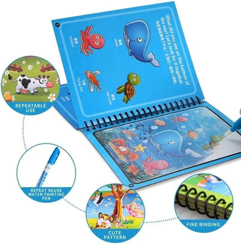 MAGIC WATER PAINTING BOOK - dazzy