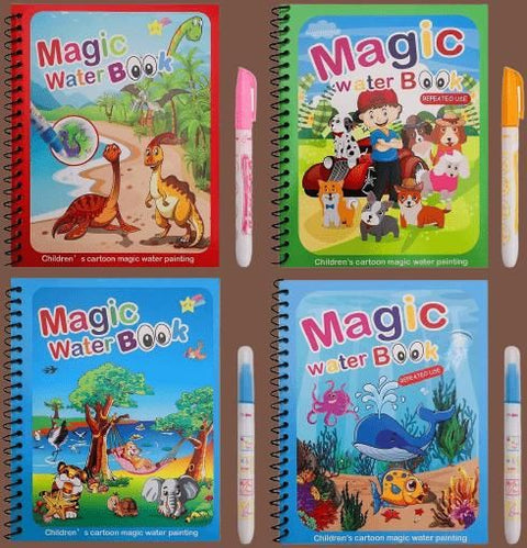 MAGIC WATER PAINTING BOOK - dazzy
