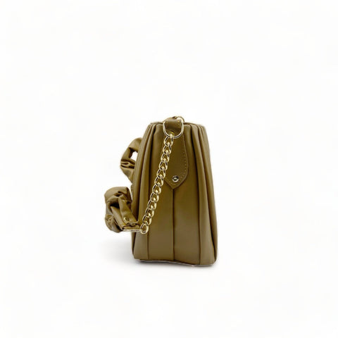 Pleated Leather Handbag PLHB