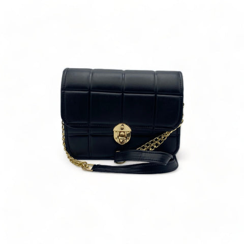 Quilted Shoulder Bag QBL
