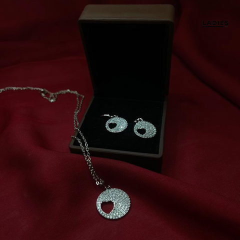 Zircon Heart Jewelry set 6