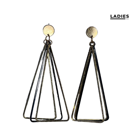 Golden & black  Earrings 54