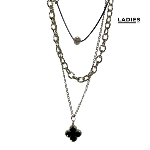 Clover& Chain Pendent 36