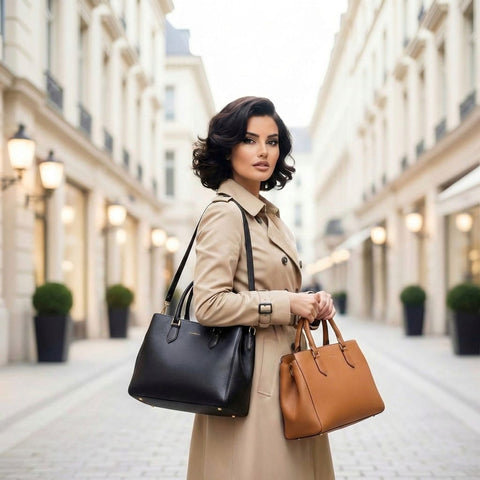 Leather Handbag HBMU